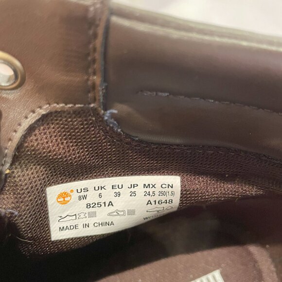 Timberland wedge women's Femme 8 Wide - Picture 6 of 8